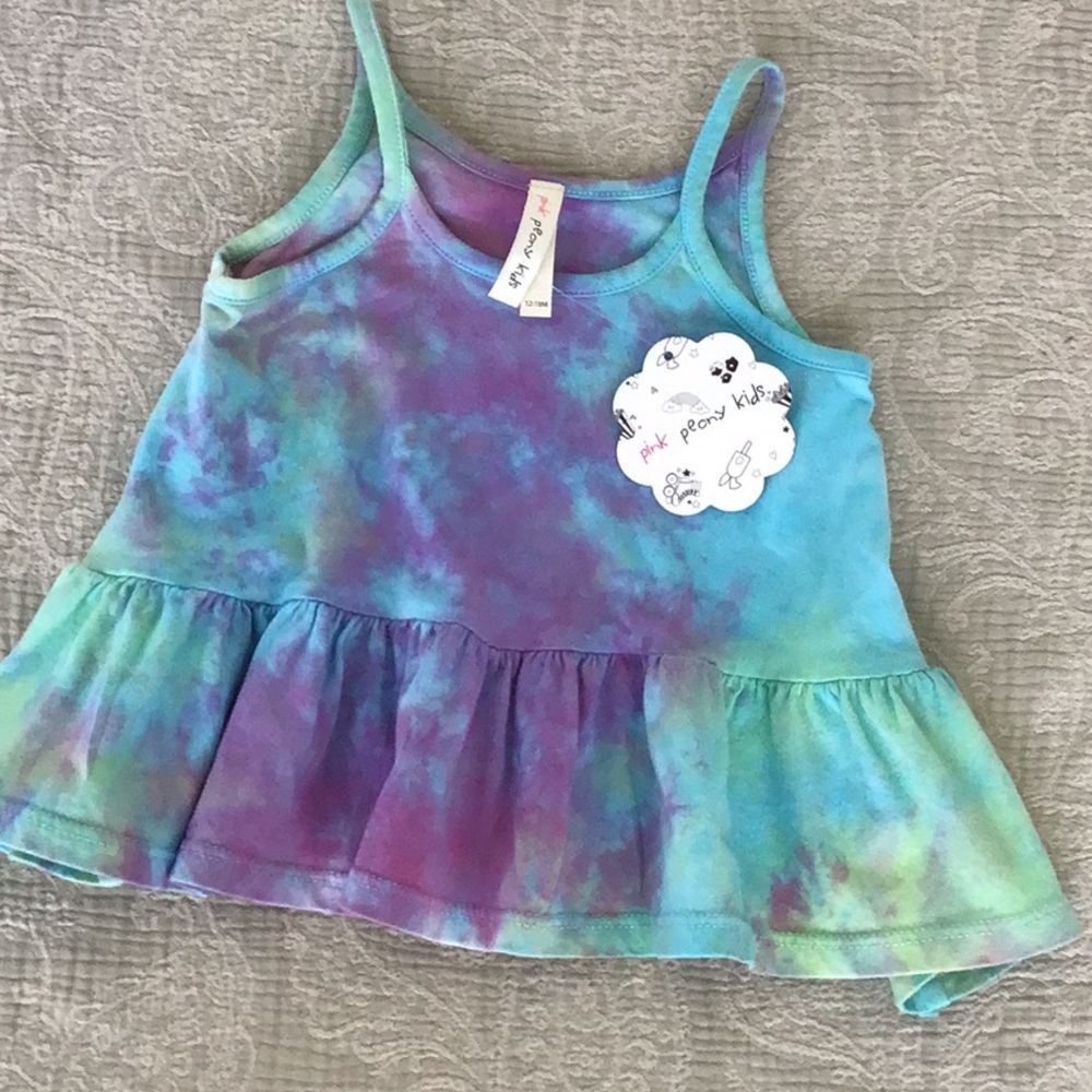 Pink Peony Kids Sundress